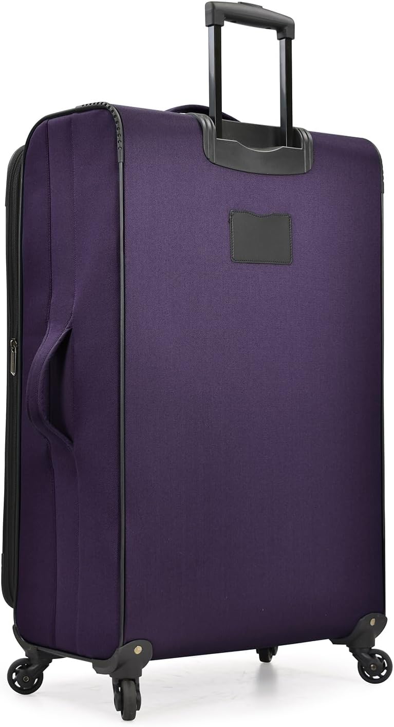 Aviron Bay Expandable Softside Luggage With Spinner Wheels, Navy, Carry-on 23-Inch