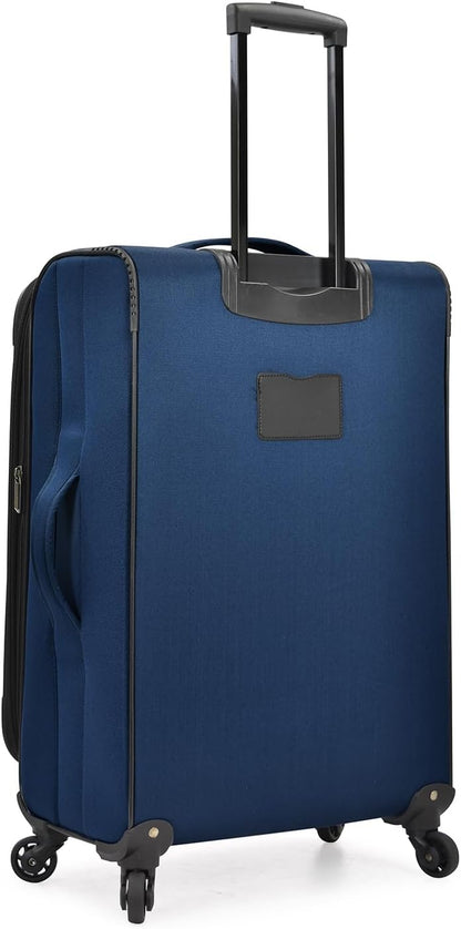 Aviron Bay Expandable Softside Luggage With Spinner Wheels, Navy, Carry-on 23-Inch