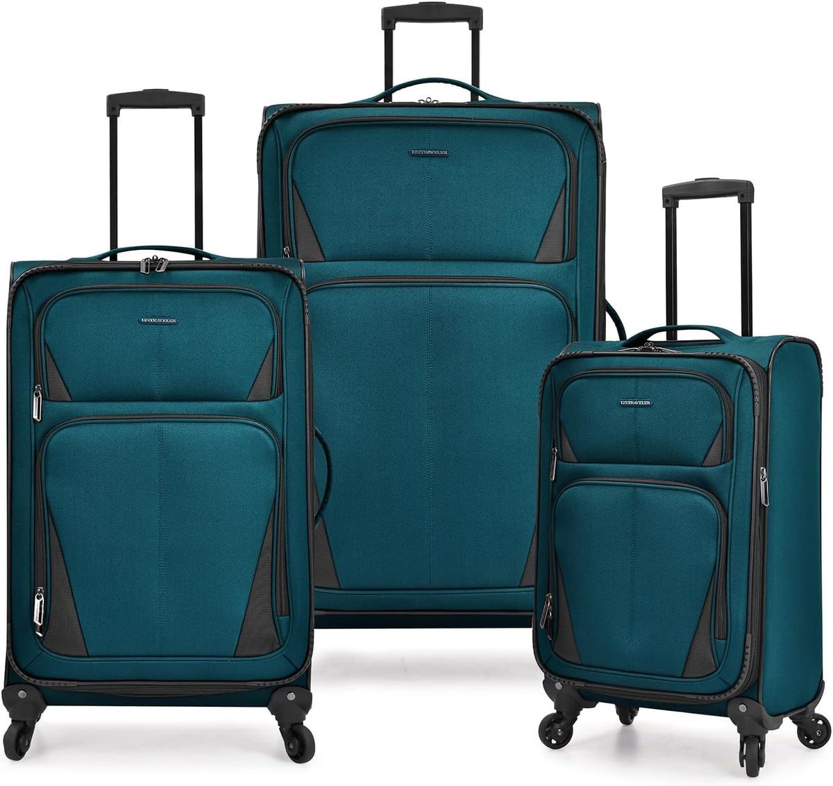 Aviron Bay Expandable Softside Luggage With Spinner Wheels, Navy, Carry-on 23-Inch