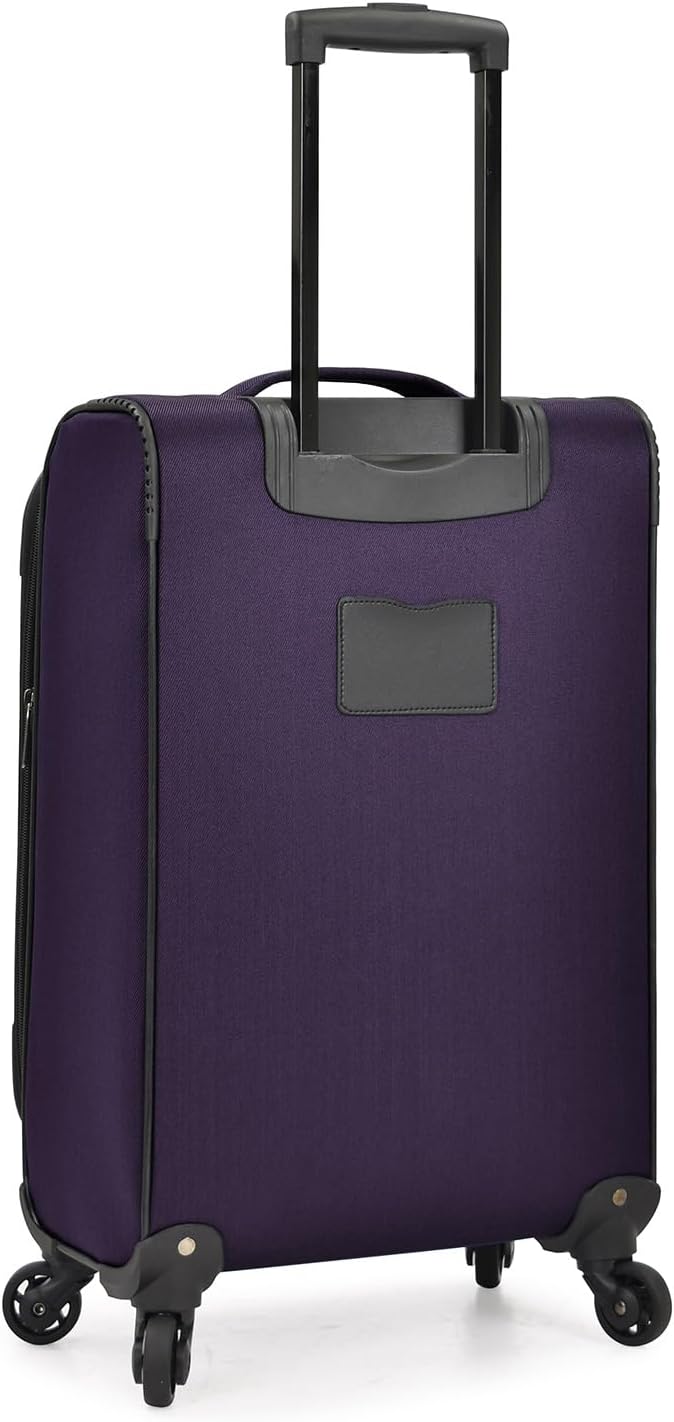Aviron Bay Expandable Softside Luggage With Spinner Wheels, Navy, Carry-on 23-Inch