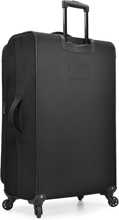 Aviron Bay Expandable Softside Luggage With Spinner Wheels, Navy, Carry-on 23-Inch