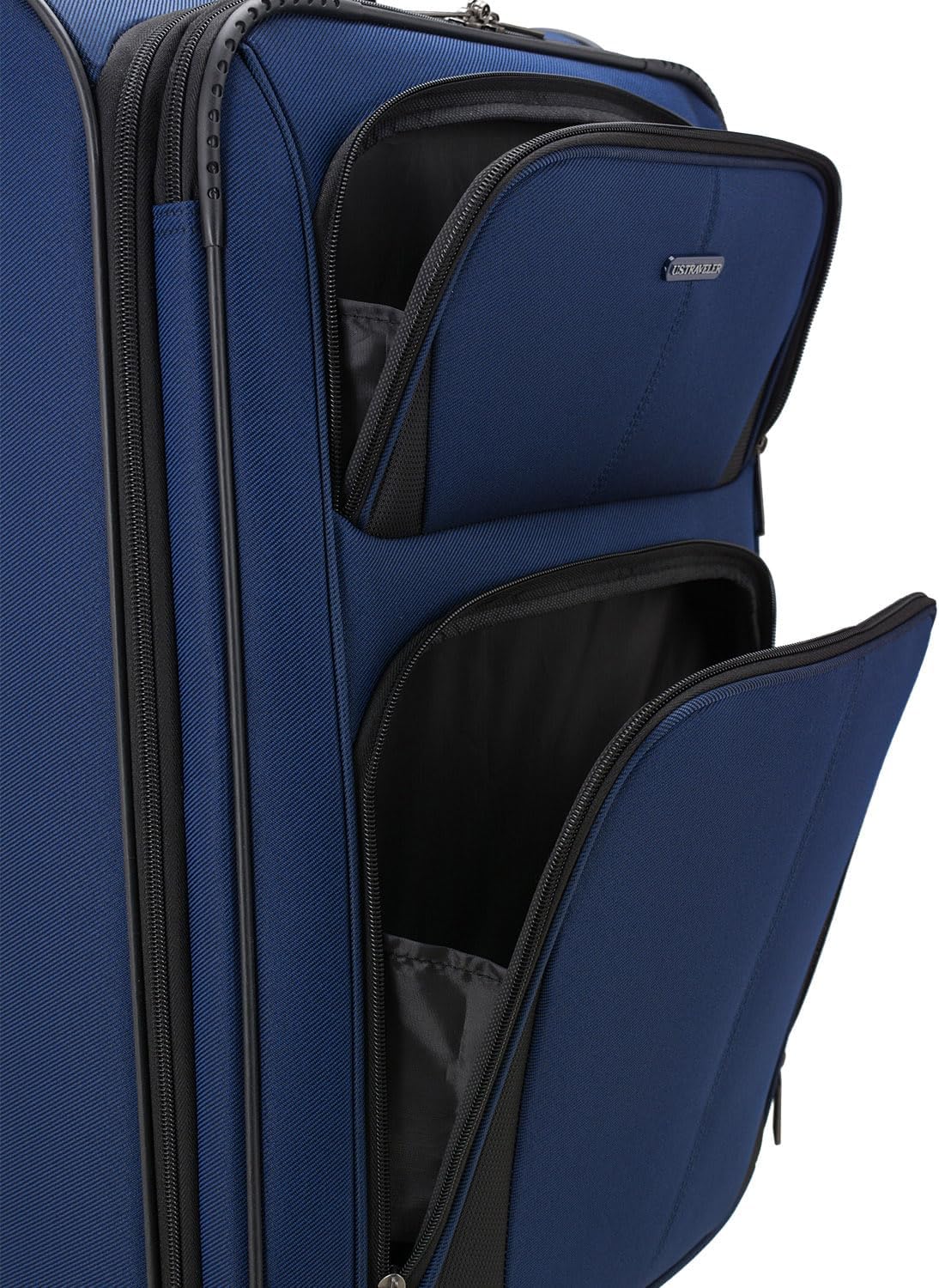 Aviron Bay Expandable Softside Luggage With Spinner Wheels, Navy, Carry-on 23-Inch