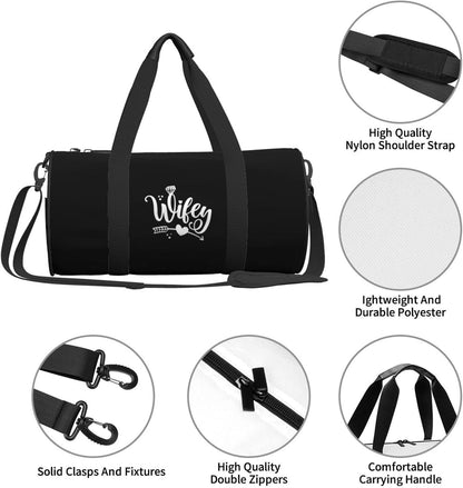 Wifey Convertible Garment Bag with Shoulder Strap, Carry on Garment Duffel Bag for Men Women - Rolling Foldable for Travel Luggage Bags (Black)