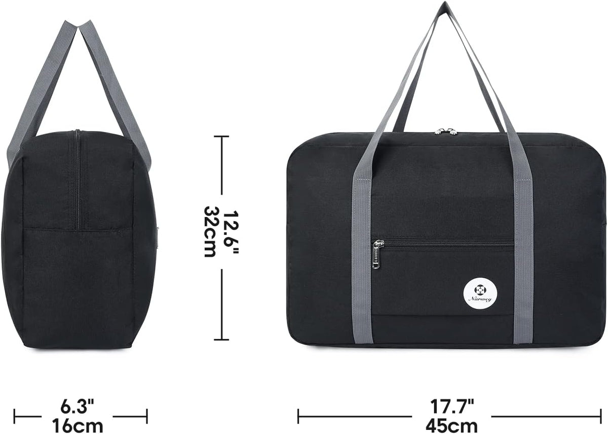 For Spirit Airlines Personal Item Bag Foldable Travel Duffel Bag Tote Carry on Luggage Duffle Overnight for Women and Men