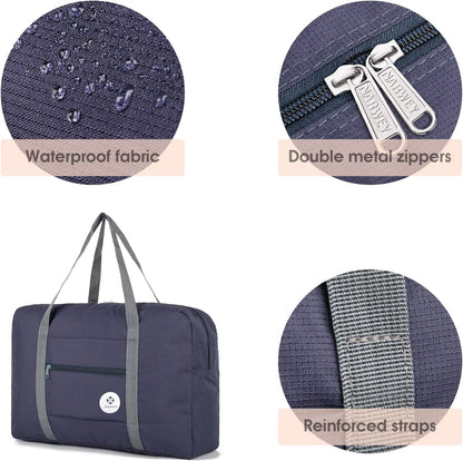 For Spirit Airlines Personal Item Bag Foldable Travel Duffel Bag Tote Carry on Luggage Duffle Overnight for Women and Men