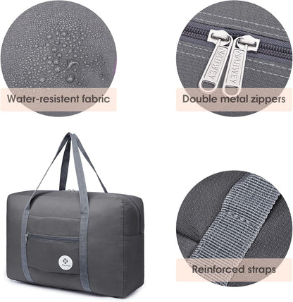 For Spirit Airlines Personal Item Bag Foldable Travel Duffel Bag Tote Carry on Luggage Duffle Overnight for Women and Men