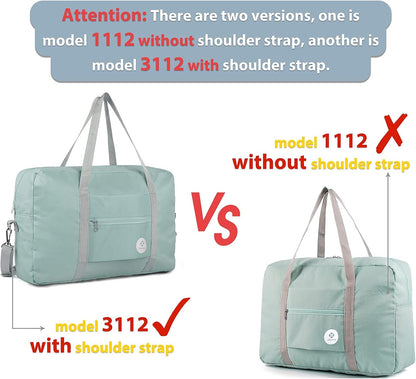 For Spirit Airlines Personal Item Bag Foldable Travel Duffel Bag Tote Carry on Luggage Duffle Overnight for Women and Men