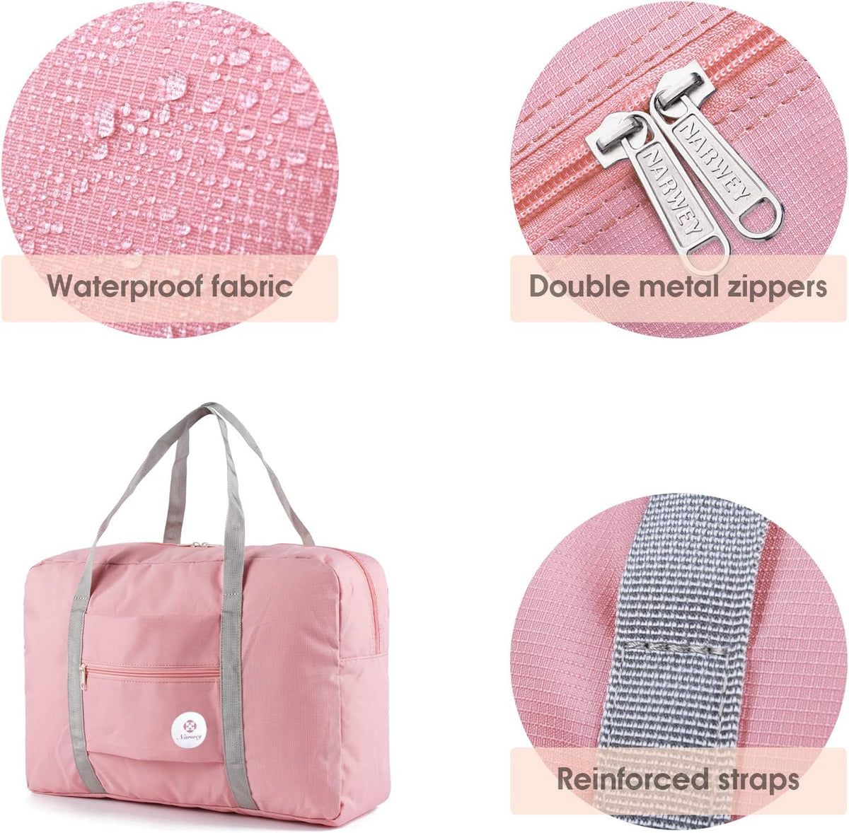 For Spirit Airlines Personal Item Bag Foldable Travel Duffel Bag Tote Carry on Luggage Duffle Overnight for Women and Men