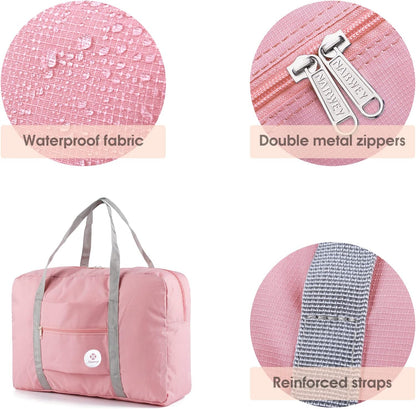 For Spirit Airlines Personal Item Bag Foldable Travel Duffel Bag Tote Carry on Luggage Duffle Overnight for Women and Men