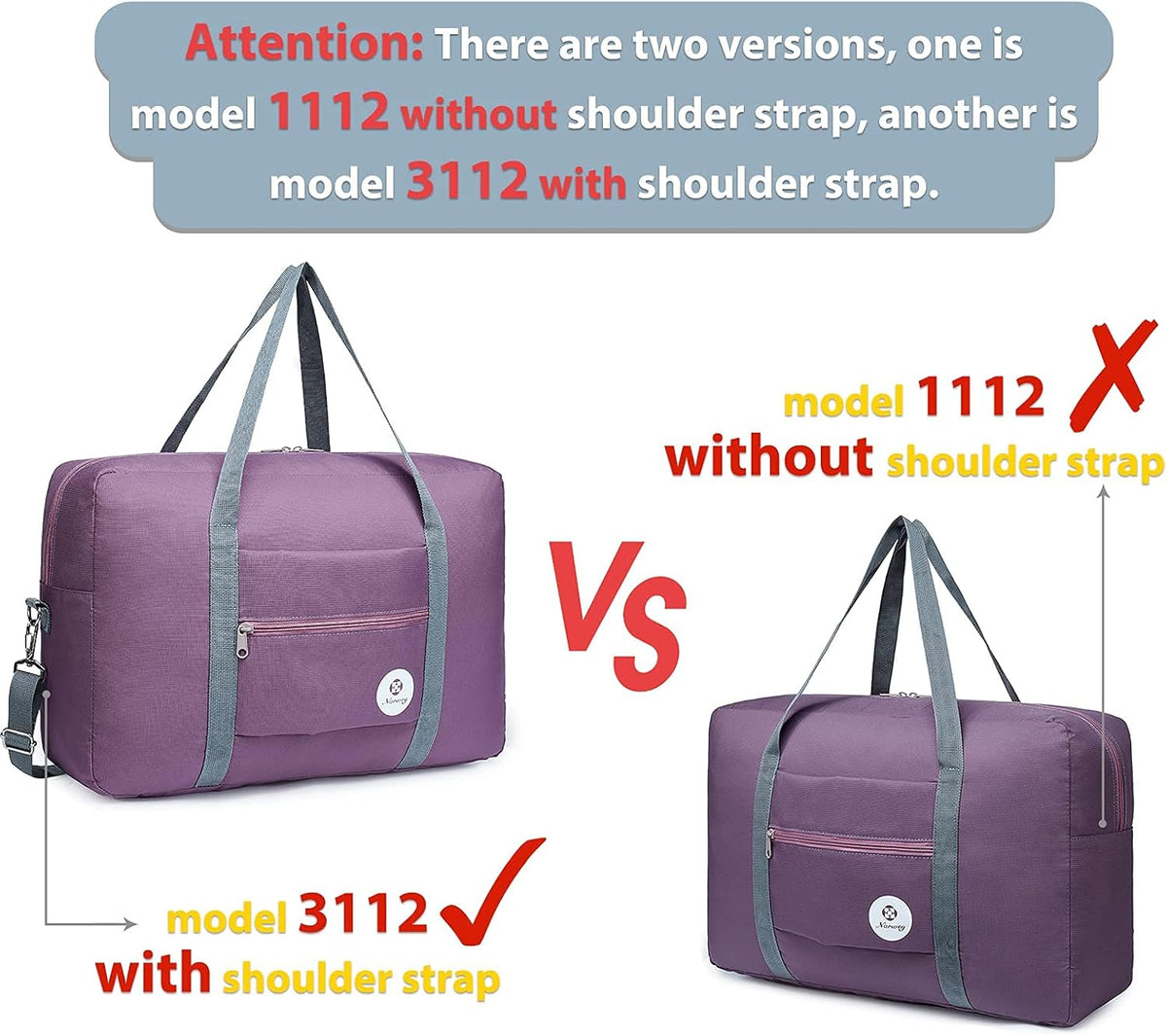 For Spirit Airlines Personal Item Bag Foldable Travel Duffel Bag Tote Carry on Luggage Duffle Overnight for Women and Men