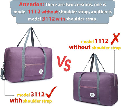 For Spirit Airlines Personal Item Bag Foldable Travel Duffel Bag Tote Carry on Luggage Duffle Overnight for Women and Men