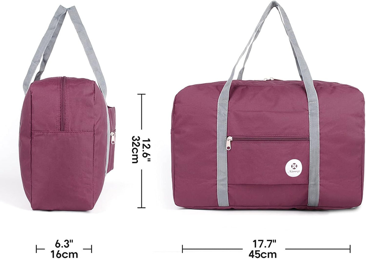 For Spirit Airlines Personal Item Bag Foldable Travel Duffel Bag Tote Carry on Luggage Duffle Overnight for Women and Men
