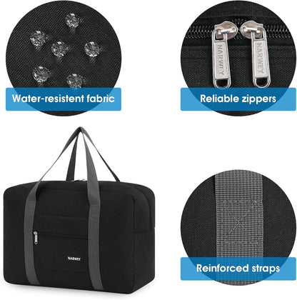 For Spirit Airlines Personal Item Bag Foldable Travel Duffel Bag Tote Carry on Luggage Duffle Overnight for Women and Men
