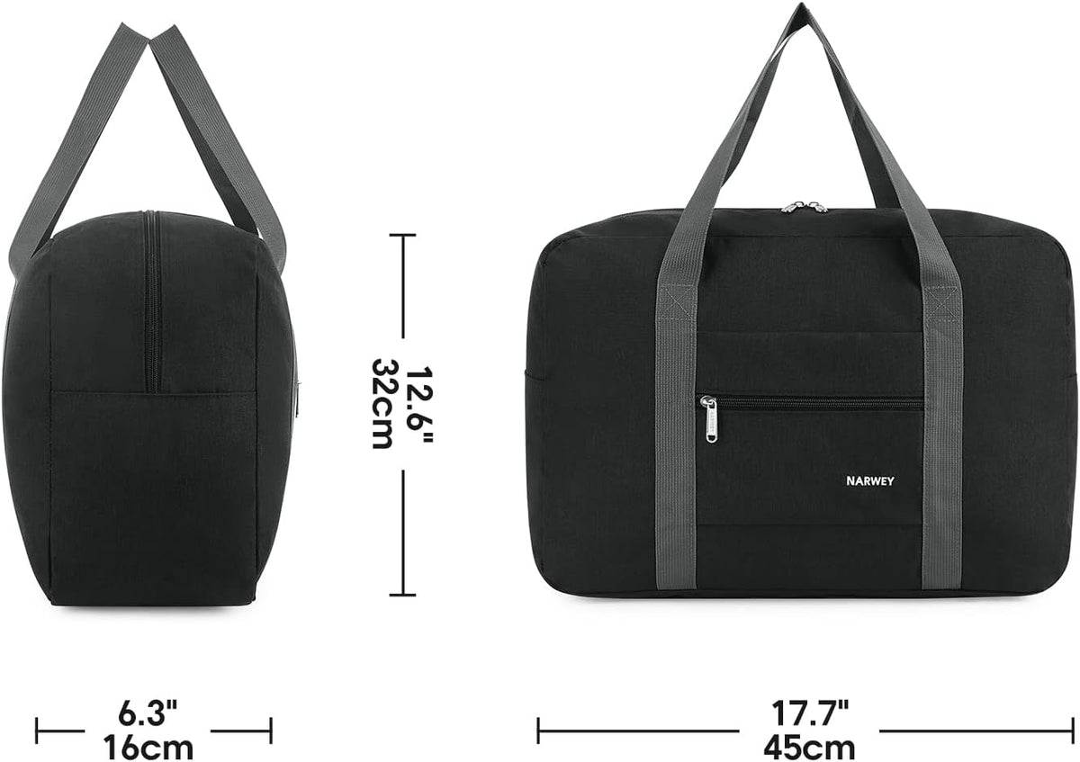 For Spirit Airlines Personal Item Bag Foldable Travel Duffel Bag Tote Carry on Luggage Duffle Overnight for Women and Men