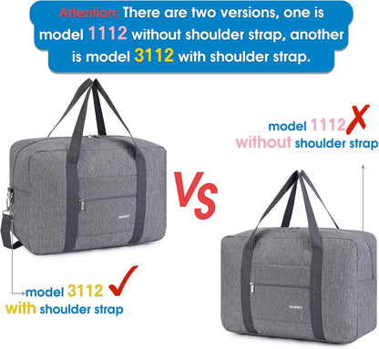 For Spirit Airlines Personal Item Bag Foldable Travel Duffel Bag Tote Carry on Luggage Duffle Overnight for Women and Men