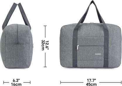 For Spirit Airlines Personal Item Bag Foldable Travel Duffel Bag Tote Carry on Luggage Duffle Overnight for Women and Men
