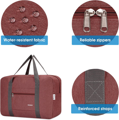 For Spirit Airlines Personal Item Bag Foldable Travel Duffel Bag Tote Carry on Luggage Duffle Overnight for Women and Men