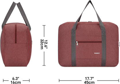 For Spirit Airlines Personal Item Bag Foldable Travel Duffel Bag Tote Carry on Luggage Duffle Overnight for Women and Men