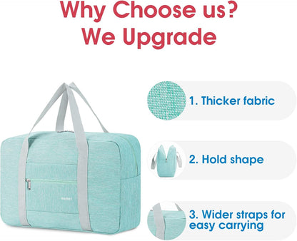 For Spirit Airlines Personal Item Bag Foldable Travel Duffel Bag Tote Carry on Luggage Duffle Overnight for Women and Men