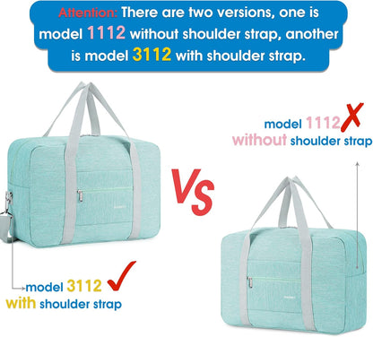 For Spirit Airlines Personal Item Bag Foldable Travel Duffel Bag Tote Carry on Luggage Duffle Overnight for Women and Men