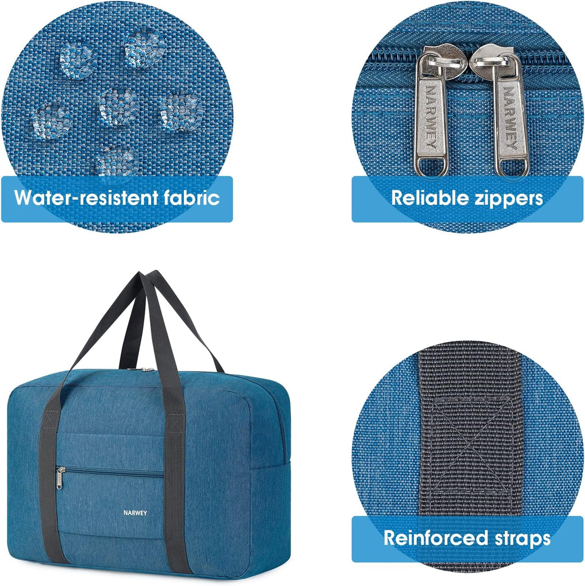 For Spirit Airlines Personal Item Bag Foldable Travel Duffel Bag Tote Carry on Luggage Duffle Overnight for Women and Men