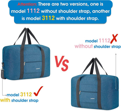 For Spirit Airlines Personal Item Bag Foldable Travel Duffel Bag Tote Carry on Luggage Duffle Overnight for Women and Men