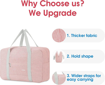 For Spirit Airlines Personal Item Bag Foldable Travel Duffel Bag Tote Carry on Luggage Duffle Overnight for Women and Men
