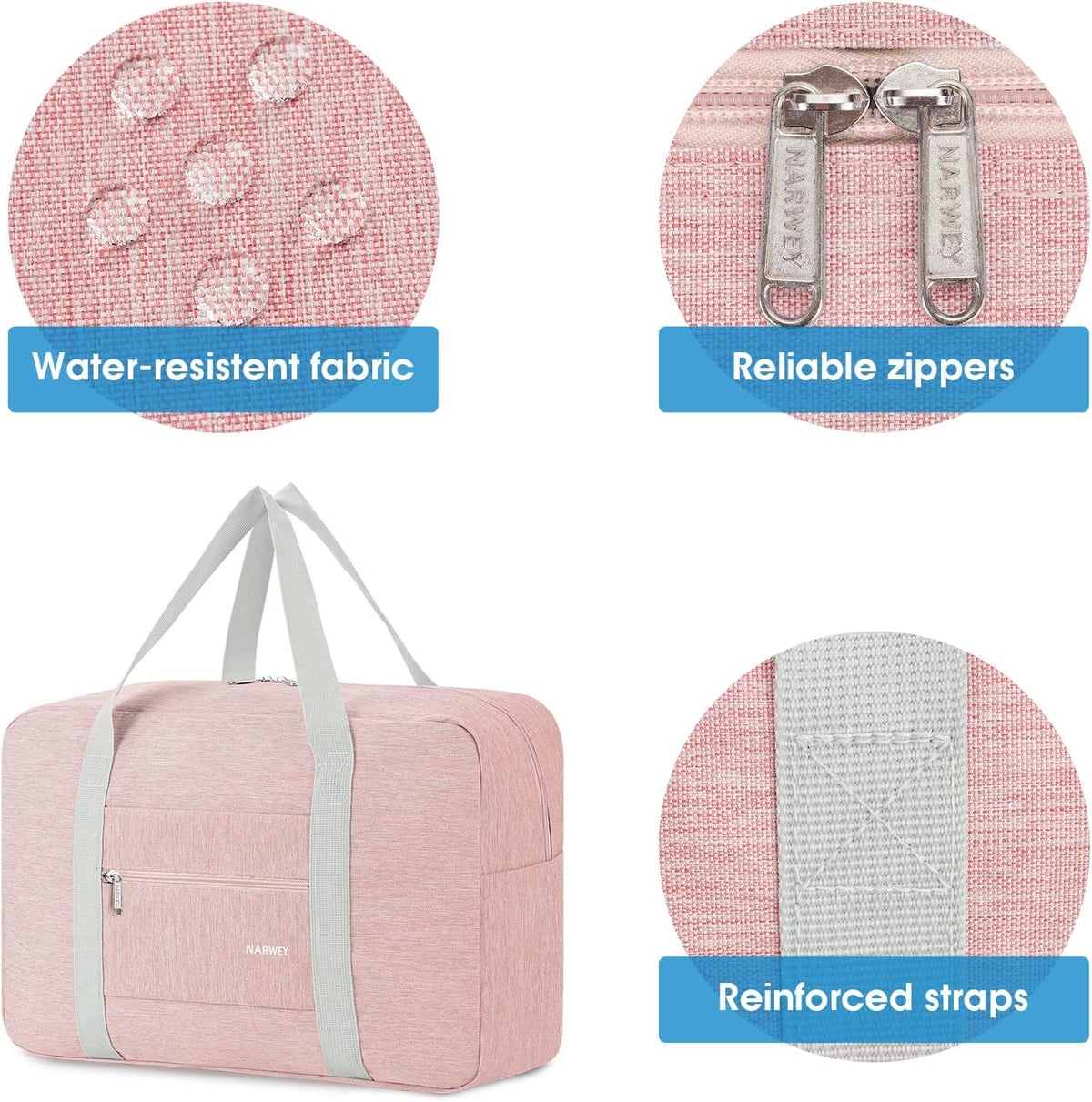 For Spirit Airlines Personal Item Bag Foldable Travel Duffel Bag Tote Carry on Luggage Duffle Overnight for Women and Men