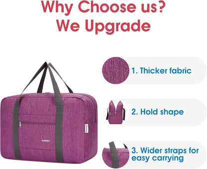 For Spirit Airlines Personal Item Bag Foldable Travel Duffel Bag Tote Carry on Luggage Duffle Overnight for Women and Men