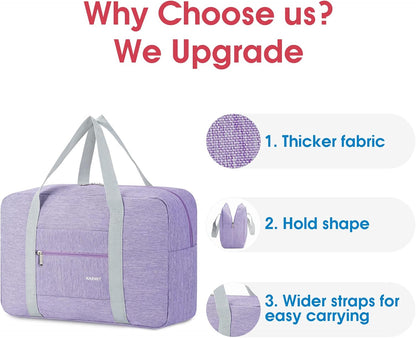 For Spirit Airlines Personal Item Bag Foldable Travel Duffel Bag Tote Carry on Luggage Duffle Overnight for Women and Men