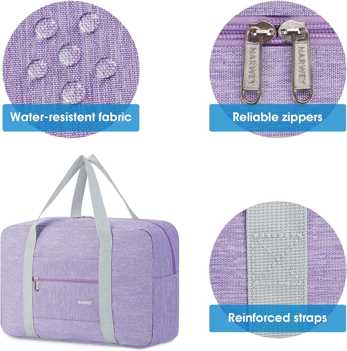 For Spirit Airlines Personal Item Bag Foldable Travel Duffel Bag Tote Carry on Luggage Duffle Overnight for Women and Men