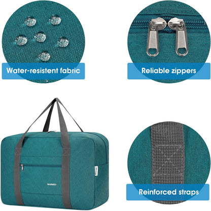 For Spirit Airlines Personal Item Bag Foldable Travel Duffel Bag Tote Carry on Luggage Duffle Overnight for Women and Men