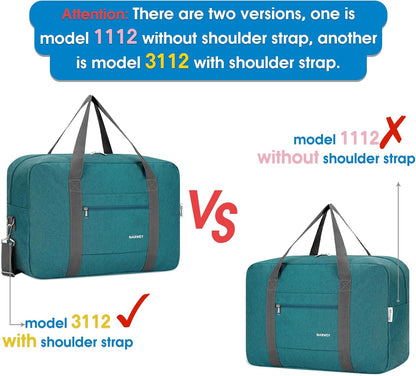 For Spirit Airlines Personal Item Bag Foldable Travel Duffel Bag Tote Carry on Luggage Duffle Overnight for Women and Men