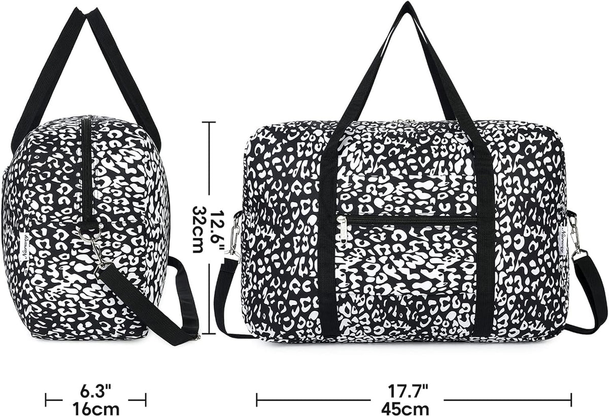 For Spirit Airlines Personal Item Bag Foldable Travel Duffel Bag Tote Carry on Luggage Duffle Overnight for Women and Men