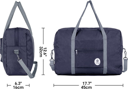 For Spirit Airlines Personal Item Bag Foldable Travel Duffel Bag Tote Carry on Luggage Duffle Overnight for Women and Men