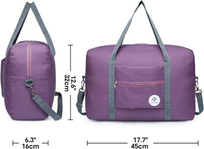 For Spirit Airlines Personal Item Bag Foldable Travel Duffel Bag Tote Carry on Luggage Duffle Overnight for Women and Men
