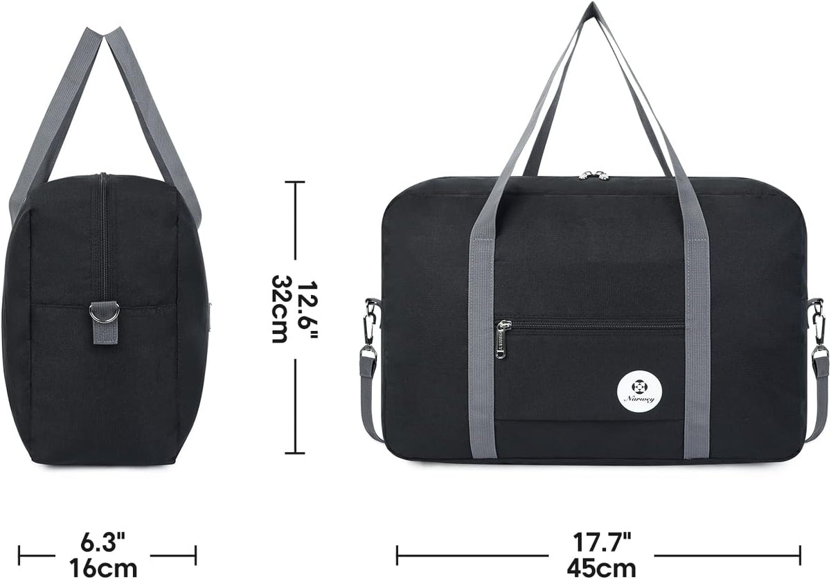 For Spirit Airlines Personal Item Bag Foldable Travel Duffel Bag Tote Carry on Luggage Duffle Overnight for Women and Men