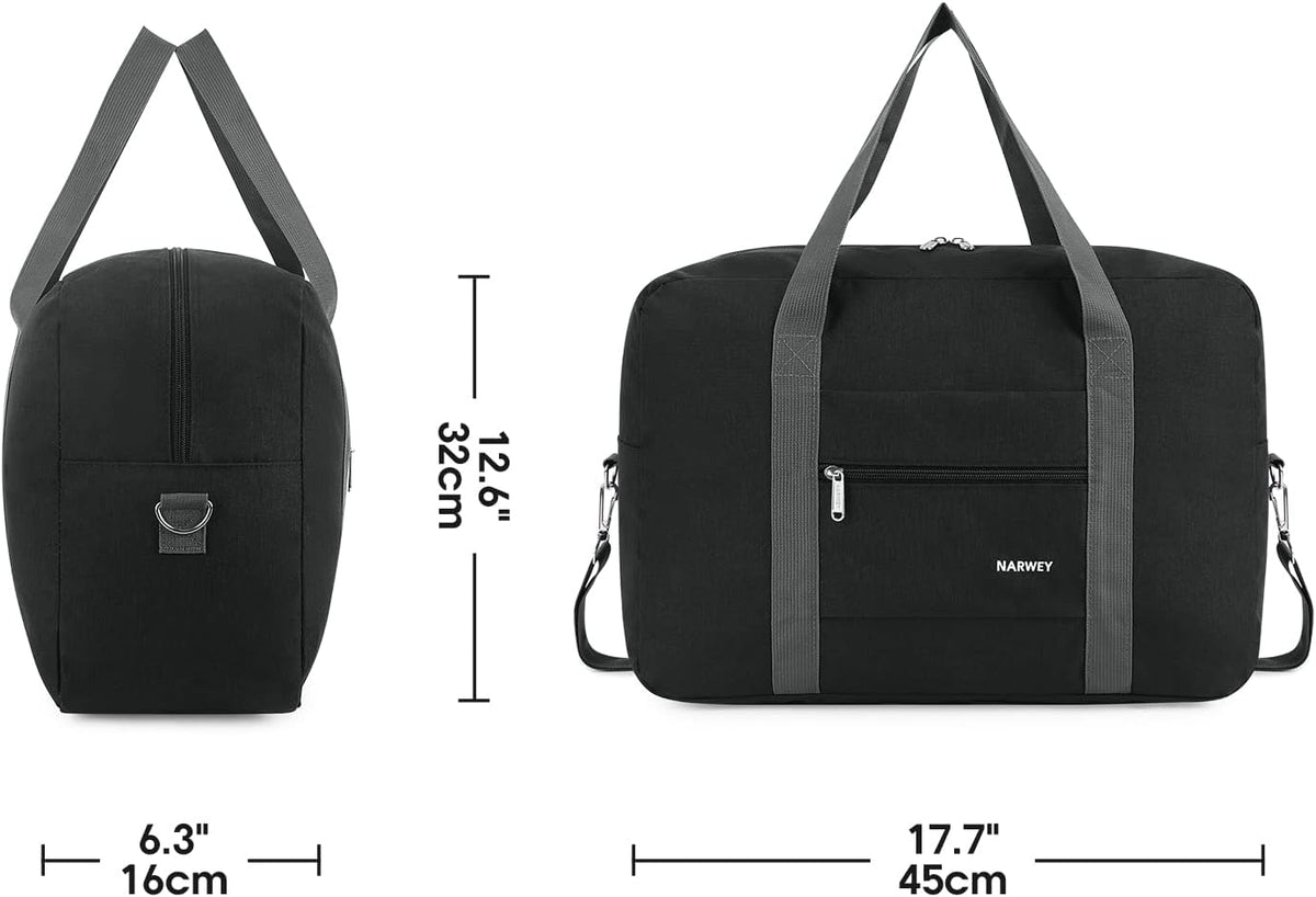 For Spirit Airlines Personal Item Bag Foldable Travel Duffel Bag Tote Carry on Luggage Duffle Overnight for Women and Men