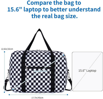 For Spirit Airlines Personal Item Bag Foldable Travel Duffel Bag Tote Carry on Luggage Duffle Overnight for Women and Men