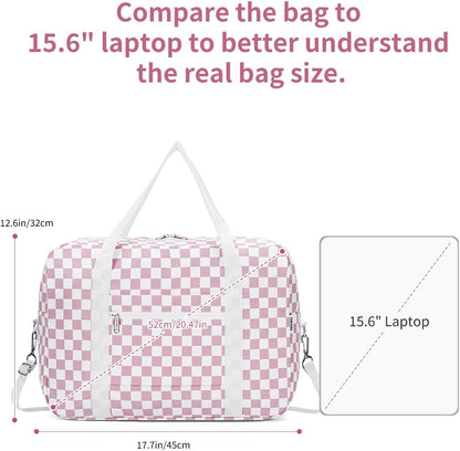 For Spirit Airlines Personal Item Bag Foldable Travel Duffel Bag Tote Carry on Luggage Duffle Overnight for Women and Men