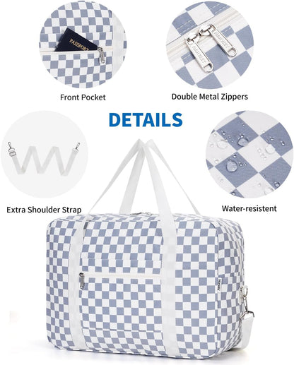 For Spirit Airlines Personal Item Bag Foldable Travel Duffel Bag Tote Carry on Luggage Duffle Overnight for Women and Men