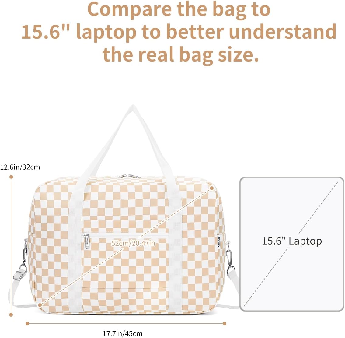 For Spirit Airlines Personal Item Bag Foldable Travel Duffel Bag Tote Carry on Luggage Duffle Overnight for Women and Men