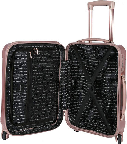 kensie 20" "Alma" Carry-On TSA-Lock Spinner Luggage, Opal