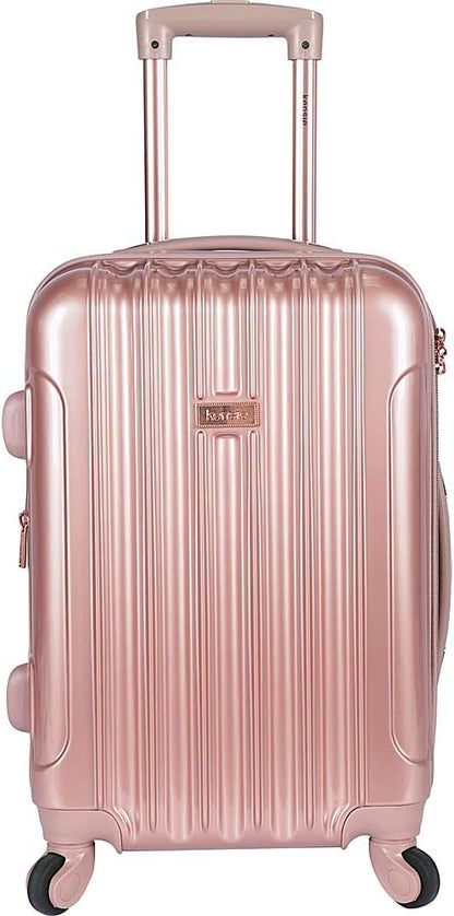 kensie 20" "Alma" Carry-On TSA-Lock Spinner Luggage, Opal