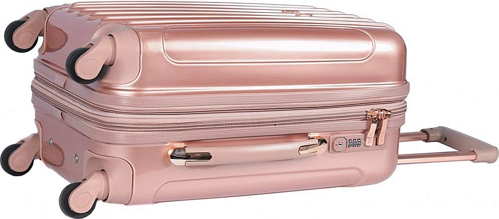 kensie 20" "Alma" Carry-On TSA-Lock Spinner Luggage, Opal