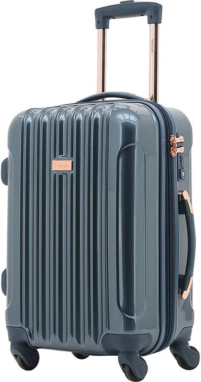 kensie 20" "Alma" Carry-On TSA-Lock Spinner Luggage, Opal