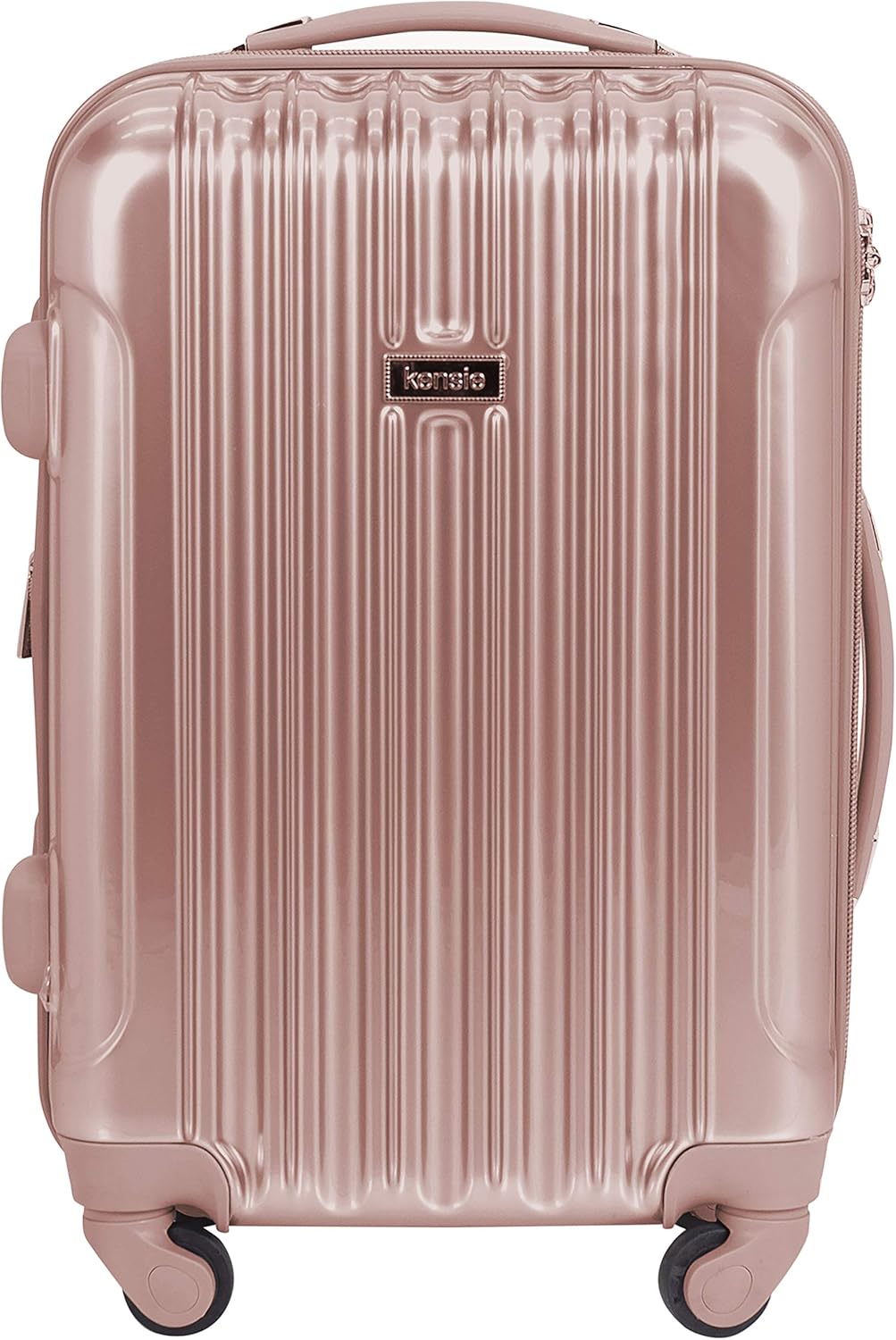 kensie 20" "Alma" Carry-On TSA-Lock Spinner Luggage, Opal
