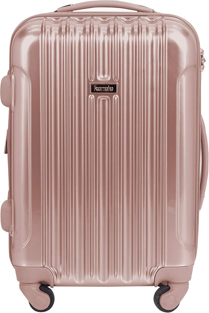 kensie 20" "Alma" Carry-On TSA-Lock Spinner Luggage, Opal