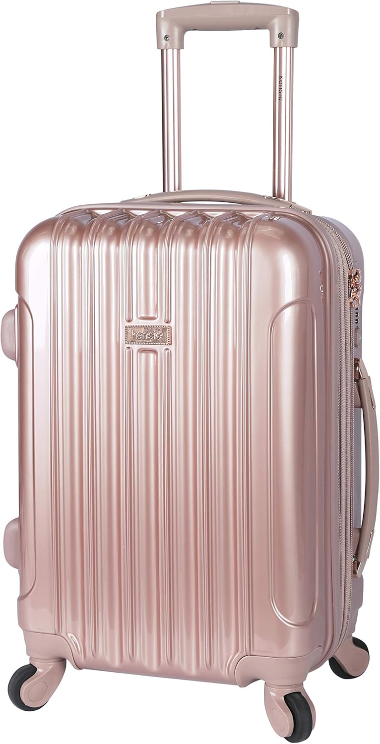 kensie 20" "Alma" Carry-On TSA-Lock Spinner Luggage, Opal