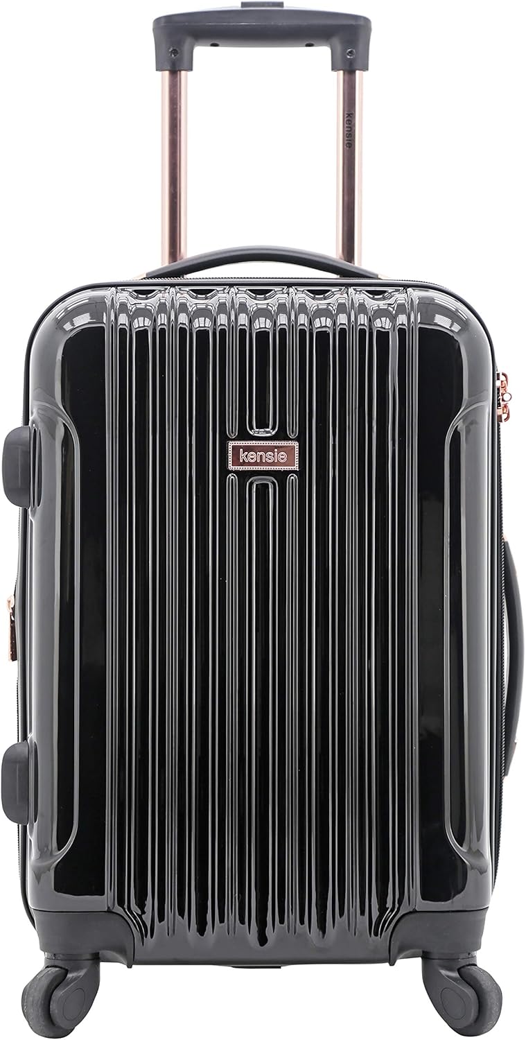 kensie 20" "Alma" Carry-On TSA-Lock Spinner Luggage, Opal